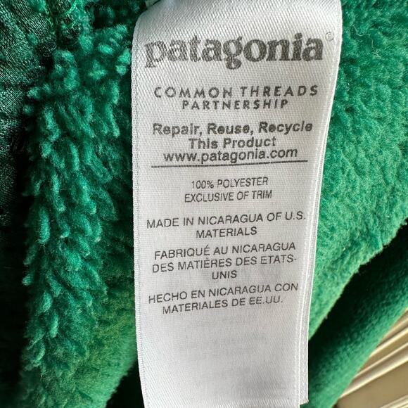 Patagonia Re-Tool Snap-T Fleece Pullover Green - Picture 8 of 10